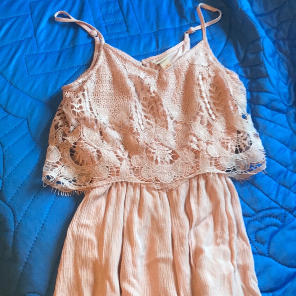 Light peach jumpsuit
